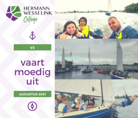 V3 vaart moedig uit
