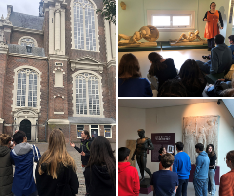 Gymnasium 4 op excursie