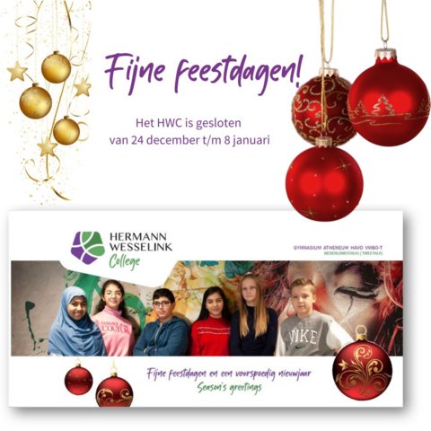 Fijne feestdagen