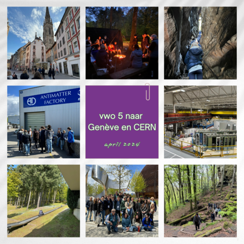 vwo 5 naar Genève en CERN