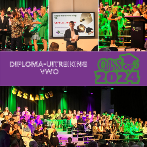 Diploma uitreiking vwo 2024