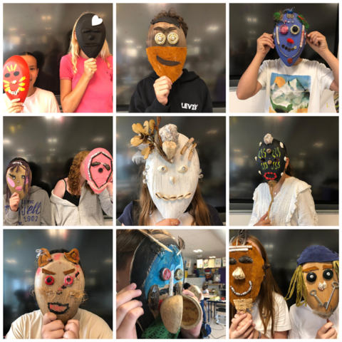Culturele workshops maskers