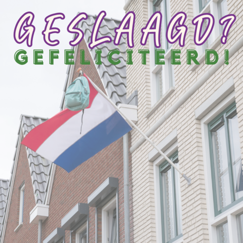 Geslaagd Instagram-bericht Vierkant