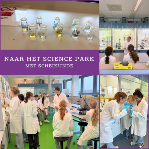 Naar het science park met SK