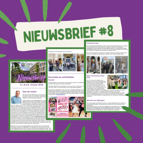 Nieuwe editie nieuwsbrief 8