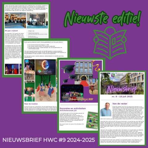 Nieuwe editie nieuwsbrief 9