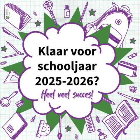 Klaar voor schooljaar 2025-2026